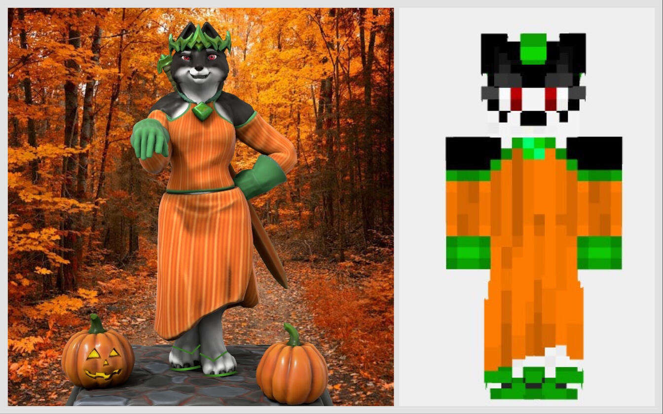 Minecraft Skin VS HeroForge Design Fall