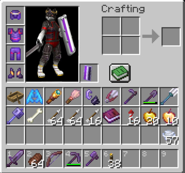 Ink’s Minecraft Inventory V2 Armor Variant